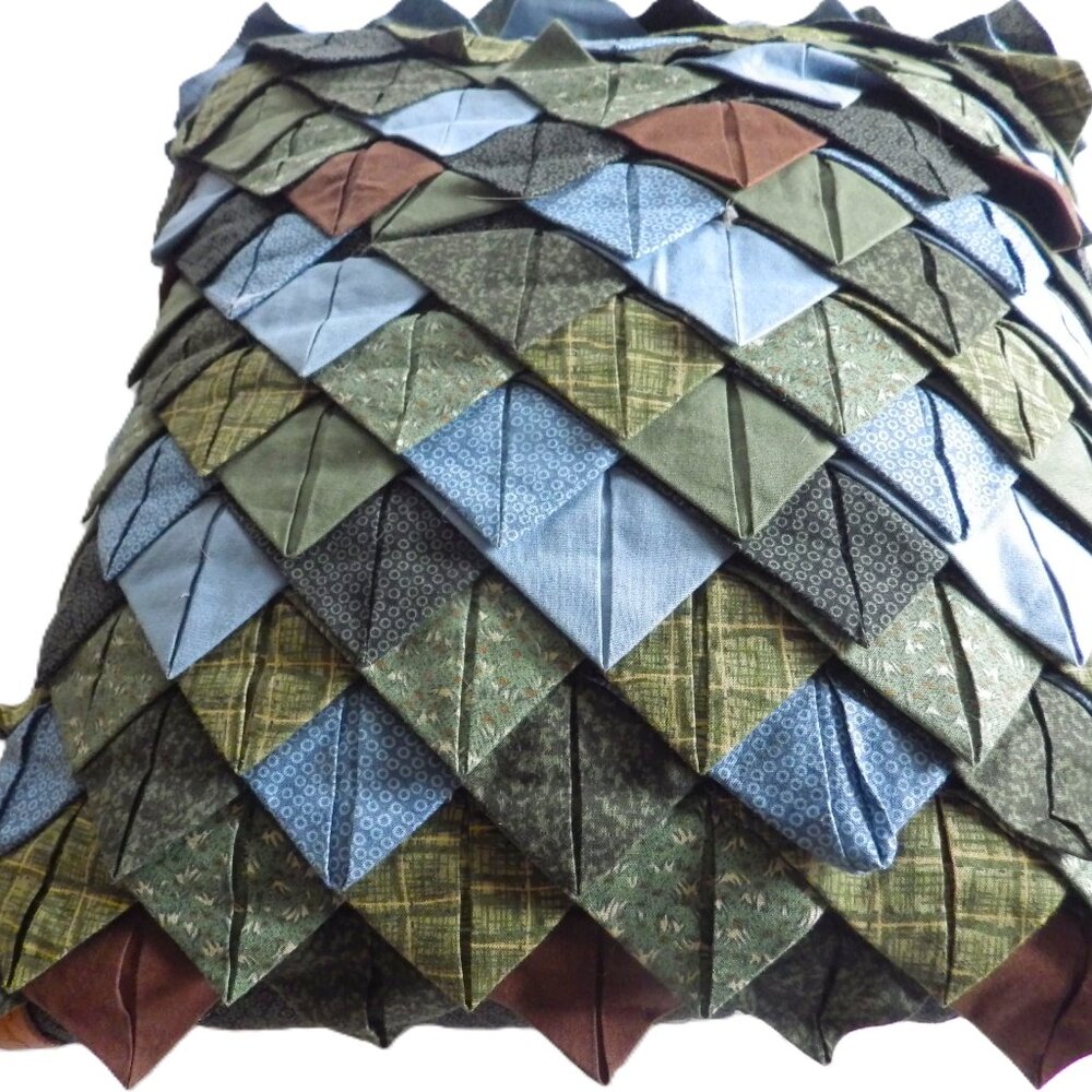 Vintage DONNA SHARPE Quilted Throw Pillow